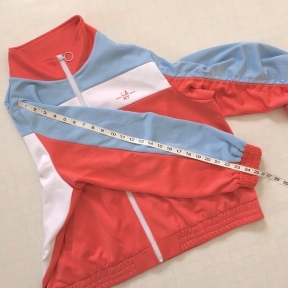 Lala Anthony Colorblocked Full Zip Stretch Jacket - Picture 9 of 16